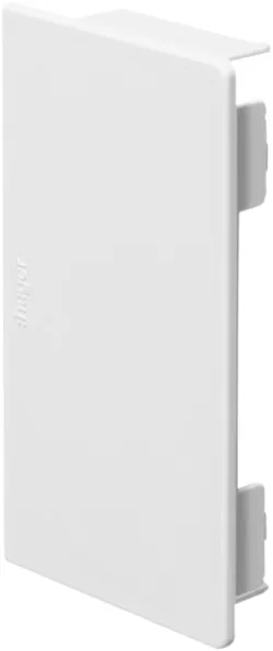 LF ES 60110 OS Embout de fermeture blanc, encliquetable,